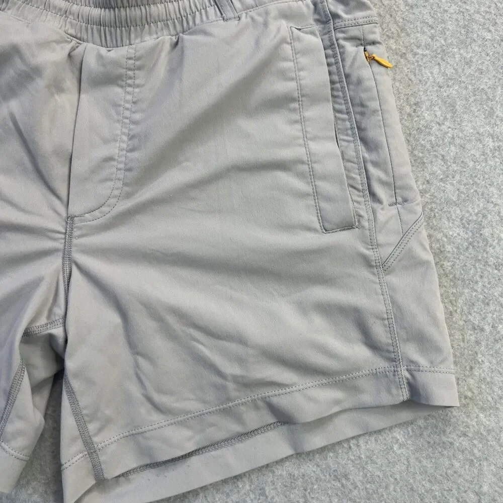 Bird Dogs Shorts Mens Small Gray Yellow Lined Boom for your Boomstick Athletic